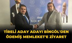 Milletvekili Aday adayı Bingöl, Memleket Partisi Ödemiş ilçe başkanı Yiğen'i ziyaret etti