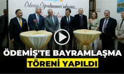 ÖDEMİŞ’TE BAYRAMLAŞMA TÖRENİ YAPILDI