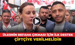 “ÜLKENİN REFAHA ÇIKMASI İÇİN İLK DESTEK ÇİFTÇİYE VERİLMELİDİR.”