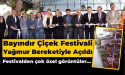 Bayındır Çiçek Festivali Yağmur Bereketiyle Açıldı