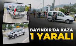 Bayındır’da kaza: 1 yaralı