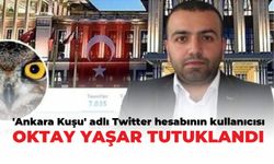 ‘Ankara Kuşu' adlı Twitter hesabının kullanıcısı Oktay Yaşar tutuklandı