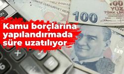 Kamu borçlarına yapılandırmada süre uzatılıyor