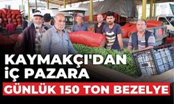 KAYMAKÇI’DAN İÇ PAZARA  GÜNLÜK 150 TON BEZELYE