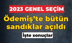 Ödemiş'te bütün sandıklar açıldı.