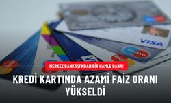 Merkez Bankası kredi kartında azami faiz oranını yüzde 1.91'e çıkardı