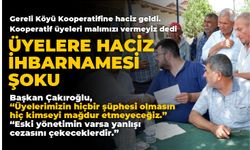 GERELİ KOOPERATİF ÜYELERİ İCRA MEMURLARINA DİRENDİ