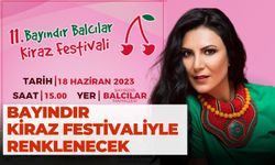 11. Bayındır Balcılar Kiraz Festivali Pazar Günü Yapılacak