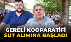 GERELİ KOOPARATİFİ SÜT ALIMINA BAŞLADI