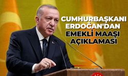 Cumhurbaşkanı Erdoğan'dan emekli maaşı açıklaması