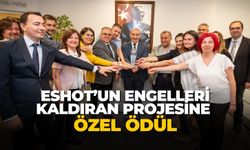 ESHOT’un engelleri kaldıran projesine özel ödül