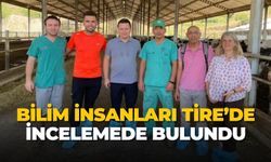 Bilim insanları Tire’de incelemede bulundu