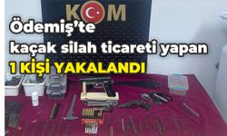 ÖDEMİŞ’TE KAÇAK SİLAH TİCARETİ YAPAN 1 KİŞİ YAKALANDI 