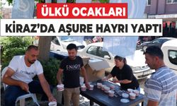 ÜLKÜ OCAKLARI KİRAZ’DA AŞURE HAYRI YAPTI 