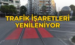 Trafik işaretleri yenileniyor