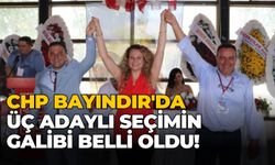 CHP Bayındır'da üç adaylı seçimin galibi belli oldu!