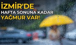 İzmir'de yağmurlu günler başlıyor.