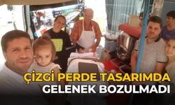 ÇİZGİ PERDE TASARIMDA GELENEK BOZULMADI