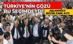 TÜRKİYENİN GÖZÜ BU SEÇİMDEYDİ. ASLANOĞLU BÜYÜK FARK ATTI.