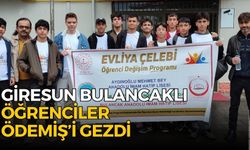 GİRESUN BULANCAKLI ÖĞRENCİLER ÖDEMİŞ’İ GEZDİ