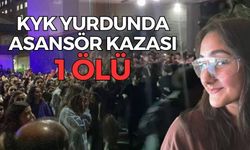 KYK YURDUNDA ASANSÖR KAZASI 1 ÖLÜ