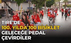 Tire'de 100. YILDA 100 BİSİKLET