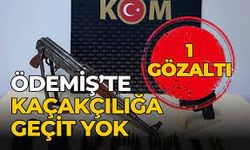 ÖDEMİŞ’TE KAÇAKÇILIĞA GEÇİT YOK 1 GÖZALTI