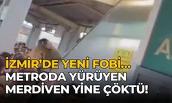 İzmir’de yeni fobi… Metroda yürüyen merdiven yine çöktü!