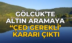 GÖLCÜK’TE ALTIN ARAMAYA “ÇED GEREKLİ’ KARARI ÇIKTI