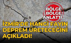 Bölge bölge anlattı... İzmir'de hangi fayın deprem üreteceğini açıkladı!