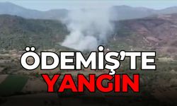 ÖDEMİŞ’TE YANGIN