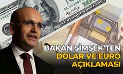 BAKAN ŞİMŞEK'TEN DOLAR VE EURO AÇIKLAMASI