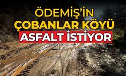 ÖDEMİŞ’İN ÇOBANLAR KÖYÜ ASFALT İSTİYOR