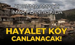 KORUMA AMAÇLI İMAR PLANI ASKIDA HAYALET KÖY CANLANACAK! 