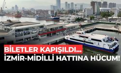 Biletler kapışıldı... İzmir-Midilli hattına hücum!