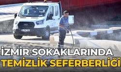 İzmir sokaklarında temizlik seferberliği