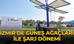 İzmir’de güneş ağaçları ile şarj dönemi