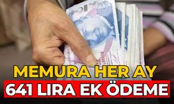 Memura Her ay 641 lira ek ödeme