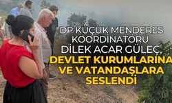 DP KÜÇÜK MENDERES KOORDİNATÖRÜ DİLEK ACAR GÜLEÇ, DEVLET KURUMLARINA VE VATANDAŞLARA SESLENDİ