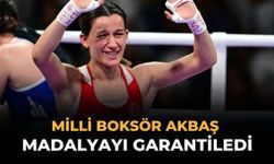 MİLLİ BOKSÖR AKBAŞ MADALYAYI GARANTİLEDİ