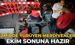 İzmirde Yürüyen merdivenler ekim sonuna hazır