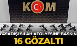 Yasadışı Silah Atölyesine Baskın 16 Gözaltı