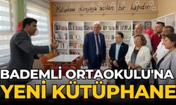 Bademli Ortaokulu'na Yeni Kütüphane