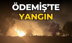 ÖDEMİŞ’TE YANGIN