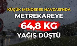 KÜÇÜK MENDERES HAVZASI'NDA METREKAREYE 64,8 KG YAĞIŞ DÜŞTÜ