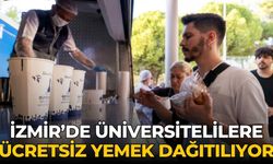 İzmir’de üniversitelilere ücretsiz yemek dağıtılıyor