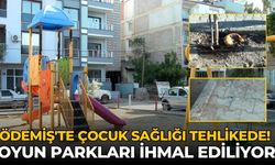 Ödemiş'te Çocuk Sağlığı Tehlikede! Oyun Parkları İhmal Ediliyor