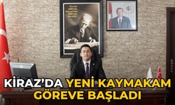 KİRAZ’DA YENİ KAYMAKAM GÖREVE BAŞLADI