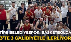 Tire Belediyespor, basketbolda 3’te 3 galibiyetle ilerliyor