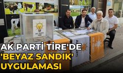 AK Parti Tire'de 'Beyaz Sandık' Uygulaması